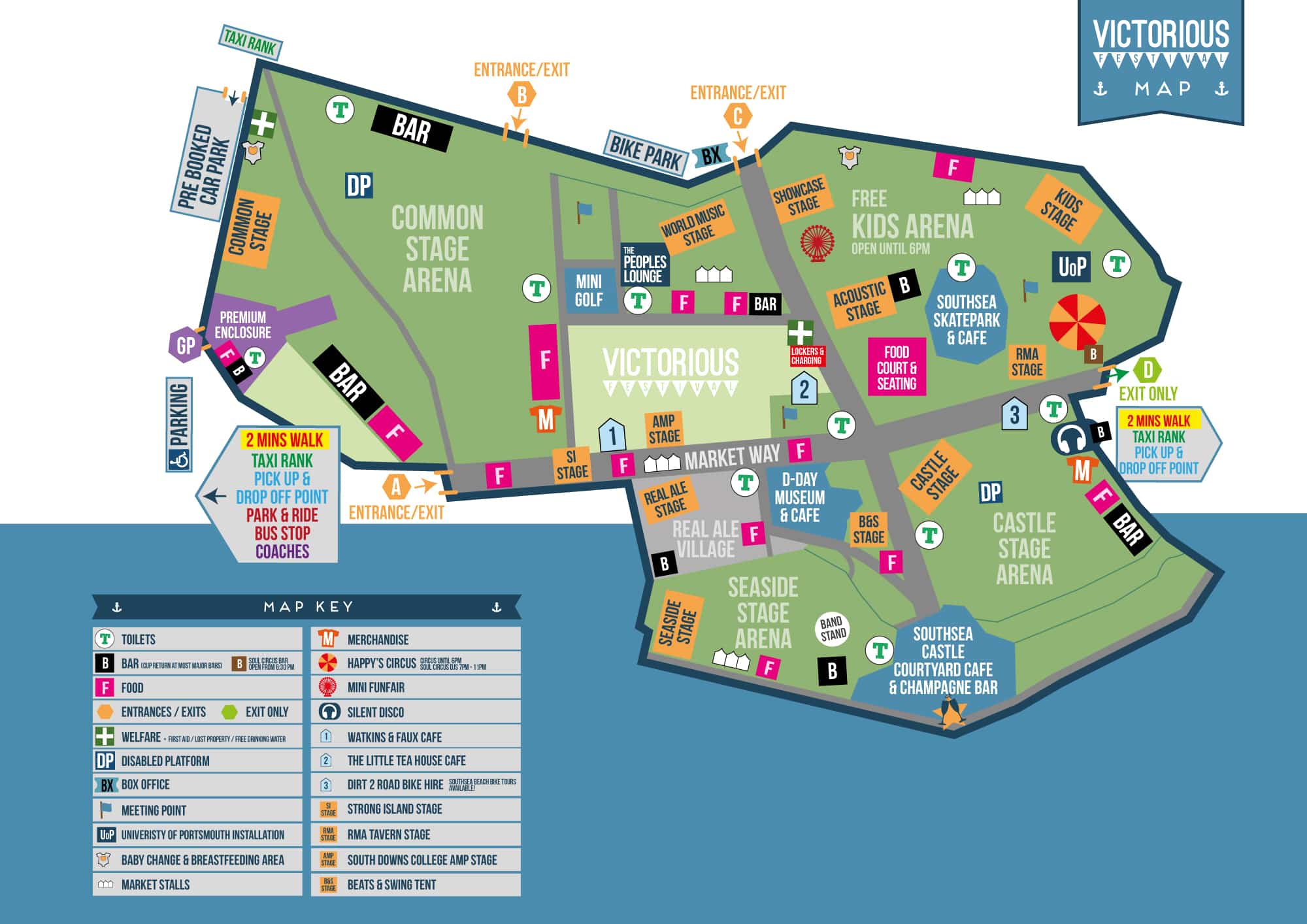 Victorious Festival 2025 Map