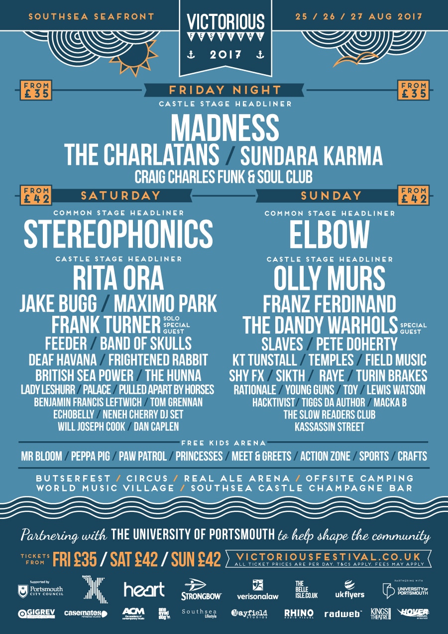 Victorious Festival Line Up 2025 Lineup Giulia Lauree