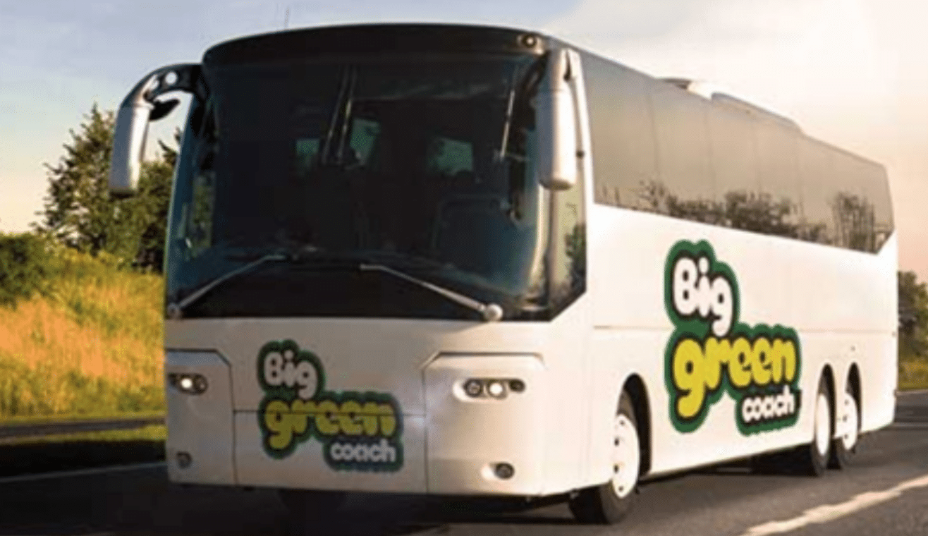 Big green coach